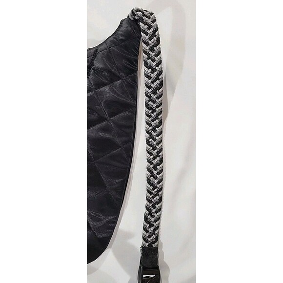 KAVU Rope Puff Sling Crossbody Backpack Travel Black Quilted Purse - Picture 5 of 12